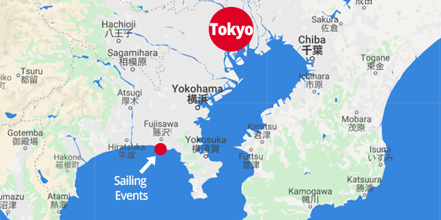 Sailing events map